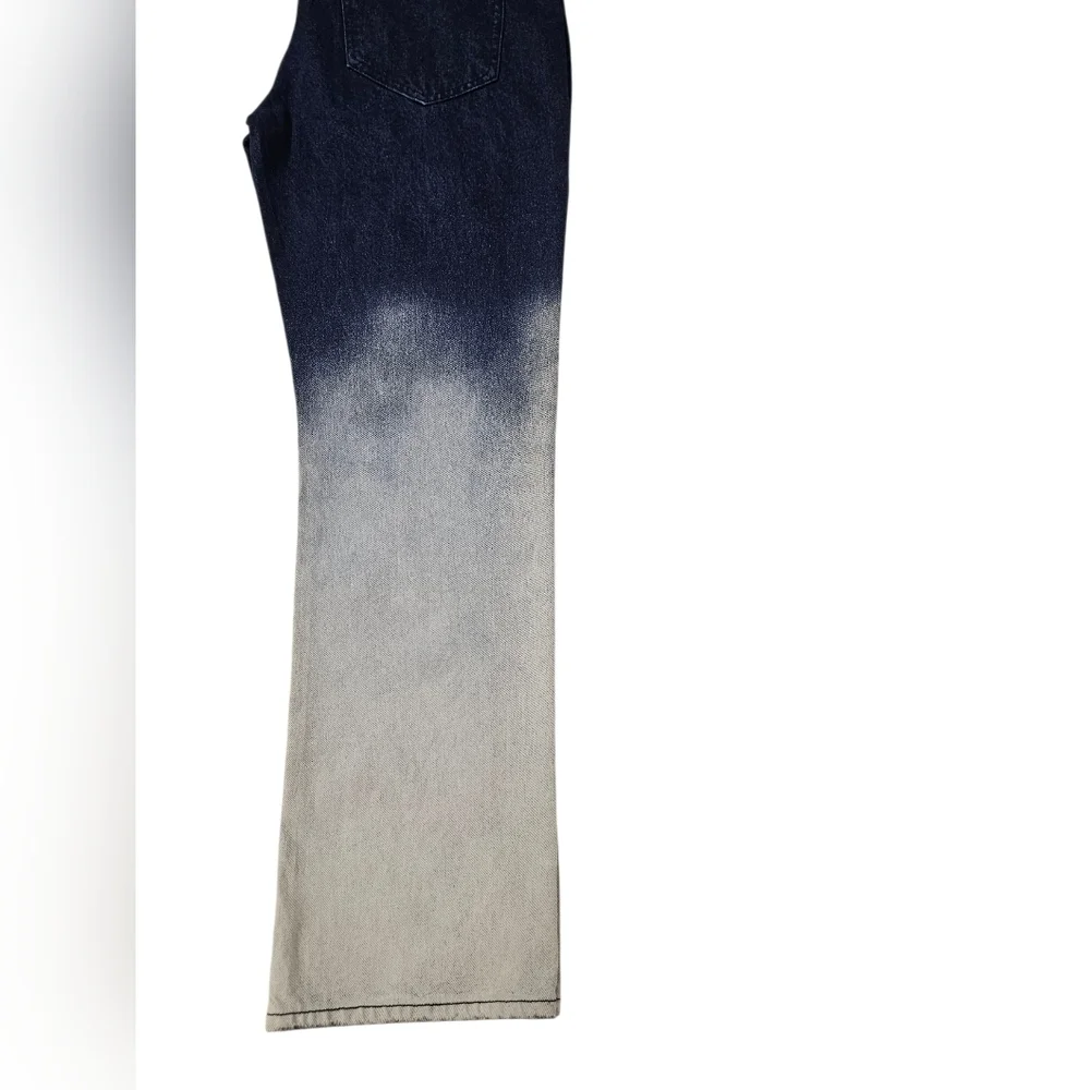 Young & Reckless Dip Dye Jeans In Blue Size 36 NWT